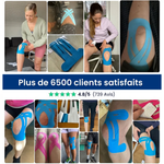 Avis clients sur la bande kinésio genou Flexband