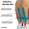 Bandes kinésio prédécoupées pour le dos